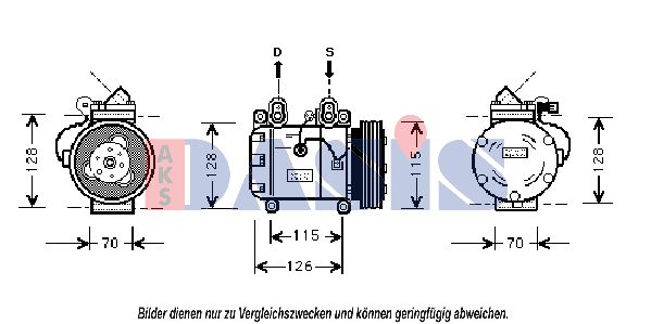 AKS DASIS kompresorius, oro kondicionierius 850871N